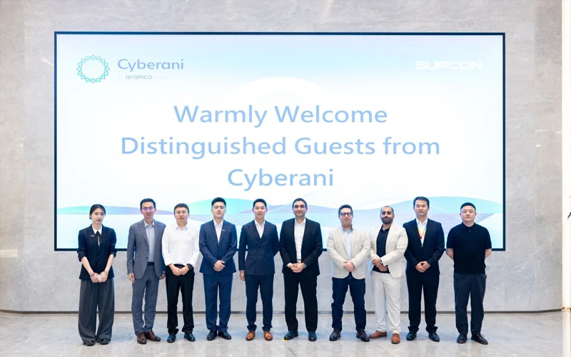 沙特阿美旗下Cyberani高层接见Z6尊龙抖圈技术，携手共筑工业信息安全新格局